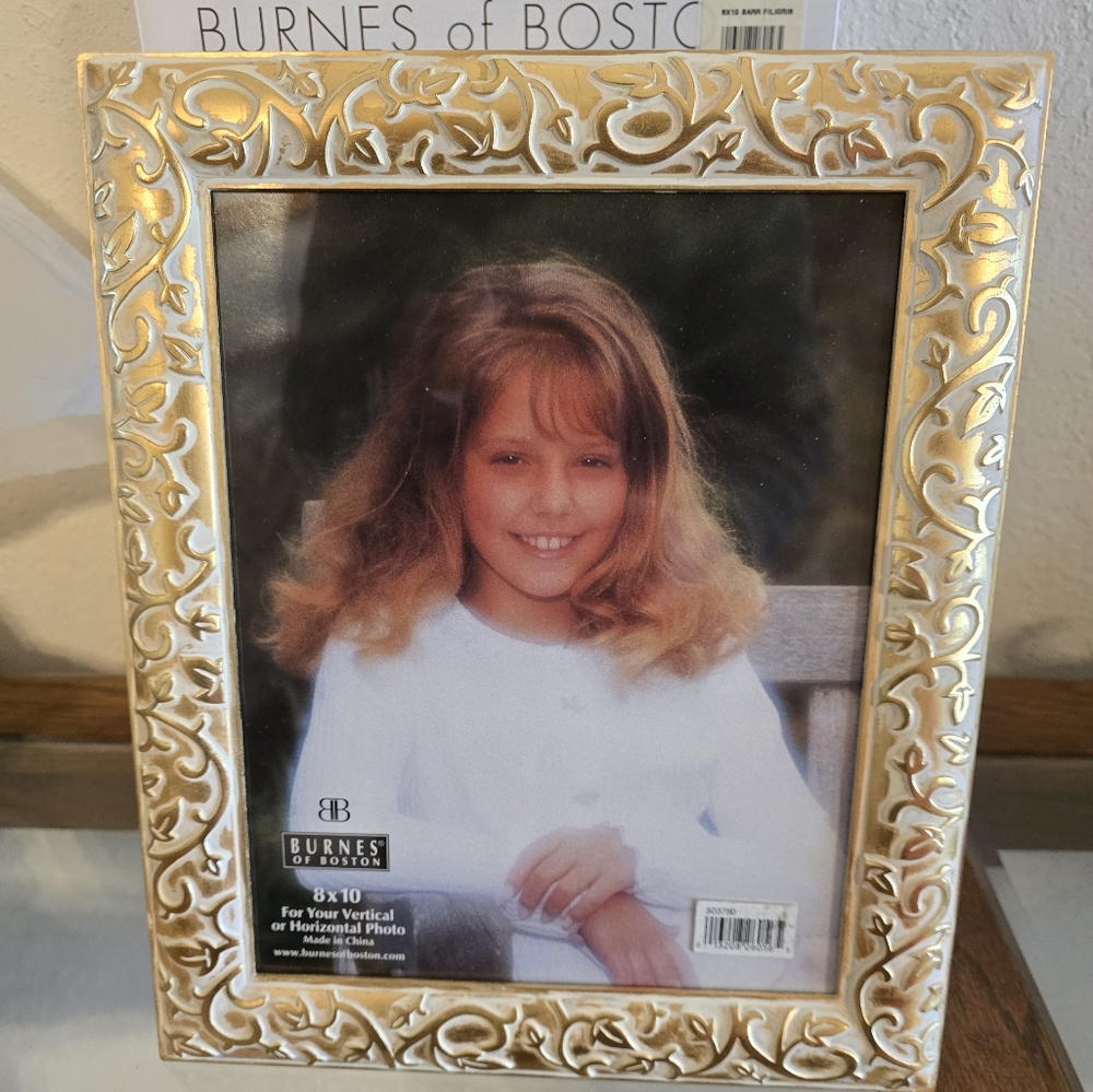 NEW Burnes of Boston solid metal guilded frame